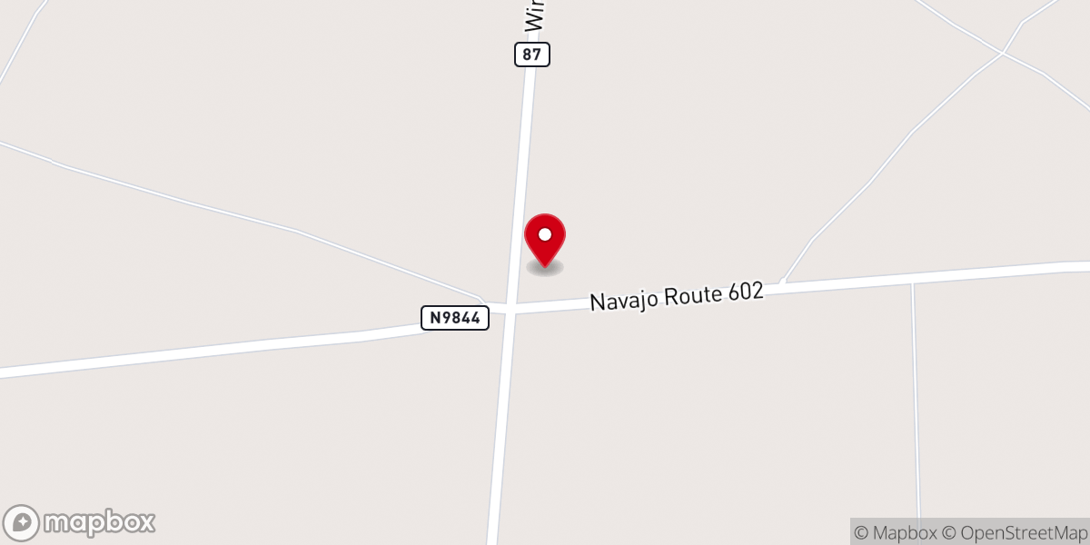 Map showing location of Cedar Springs Nazarene Church