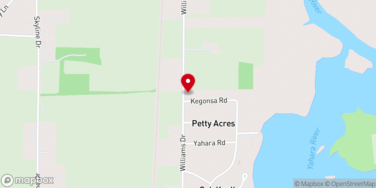 Map showing location of Christian Assembly Church