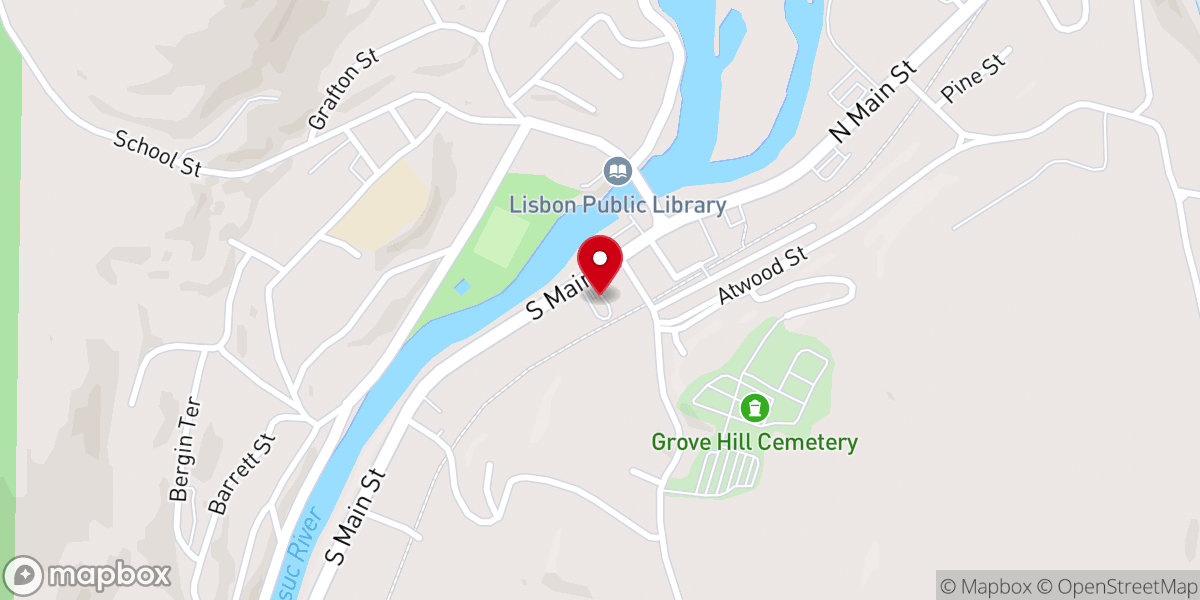 Map showing location of Shared Ministry