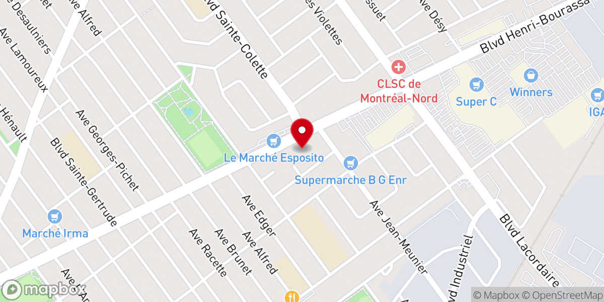 Map showing location of Ach-choura Mosque