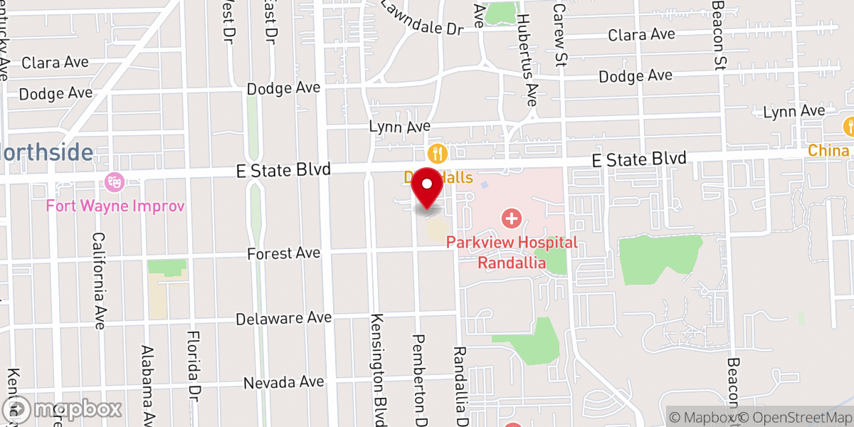 Map showing location of St Jude Catholic School