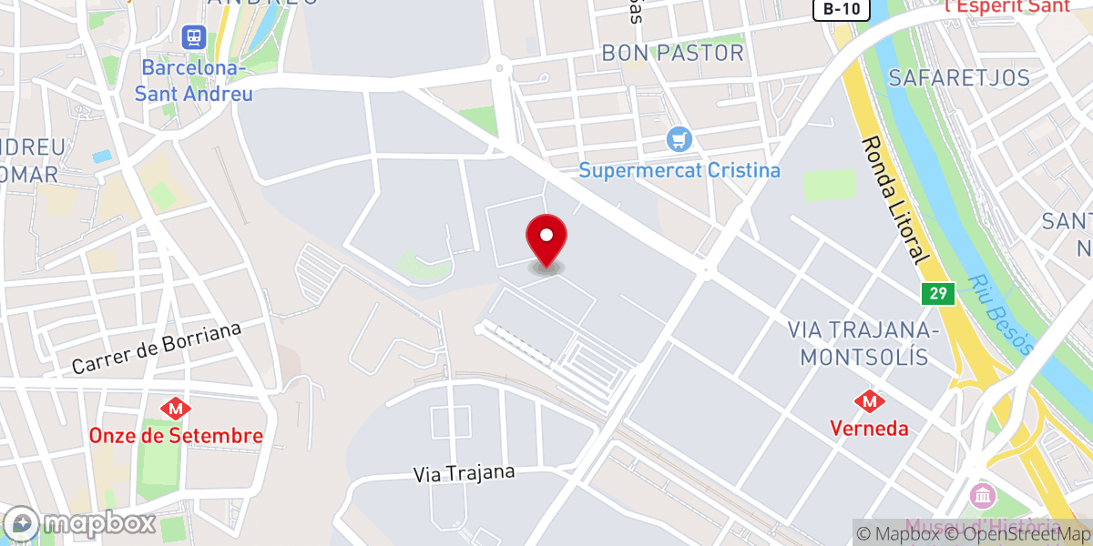 Map showing location of Iglesia pentecostés Dios de misericordia