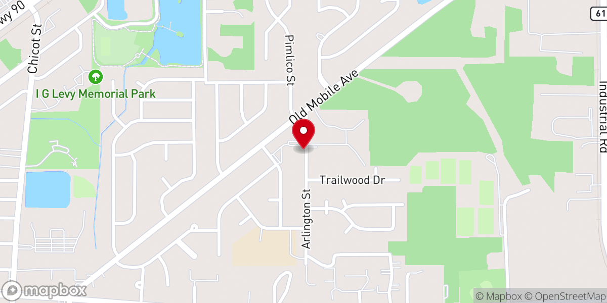 Map showing location of Prayer Ministry