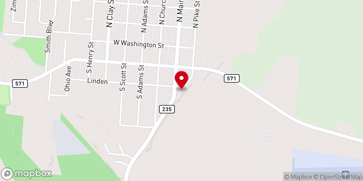 Map showing location of Bethel Churches United - Food Distribution Center