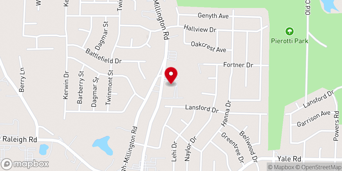 Map showing location of Catholic Church of the Ascension