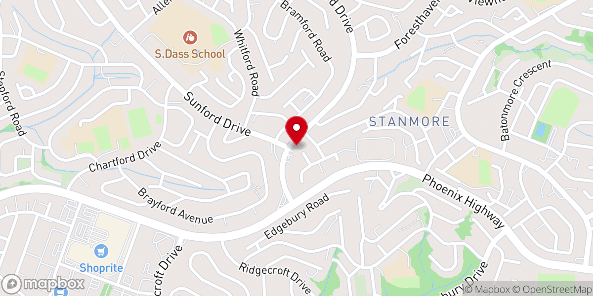 Map showing location of The Potter's House Christian Fellowship Church - Durban