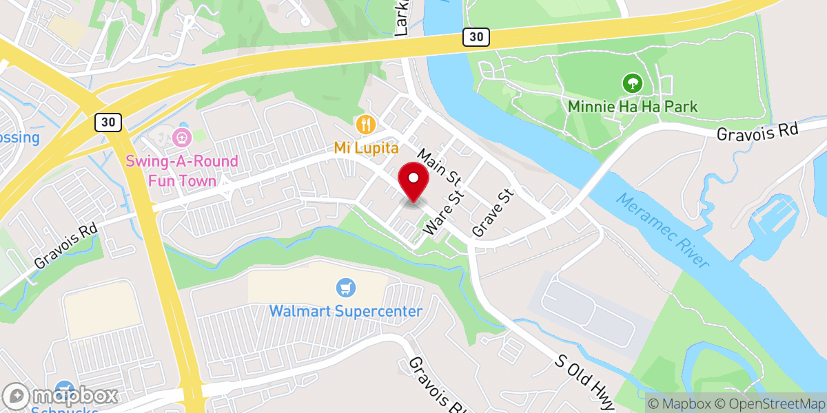 Map showing location of Elevation Church