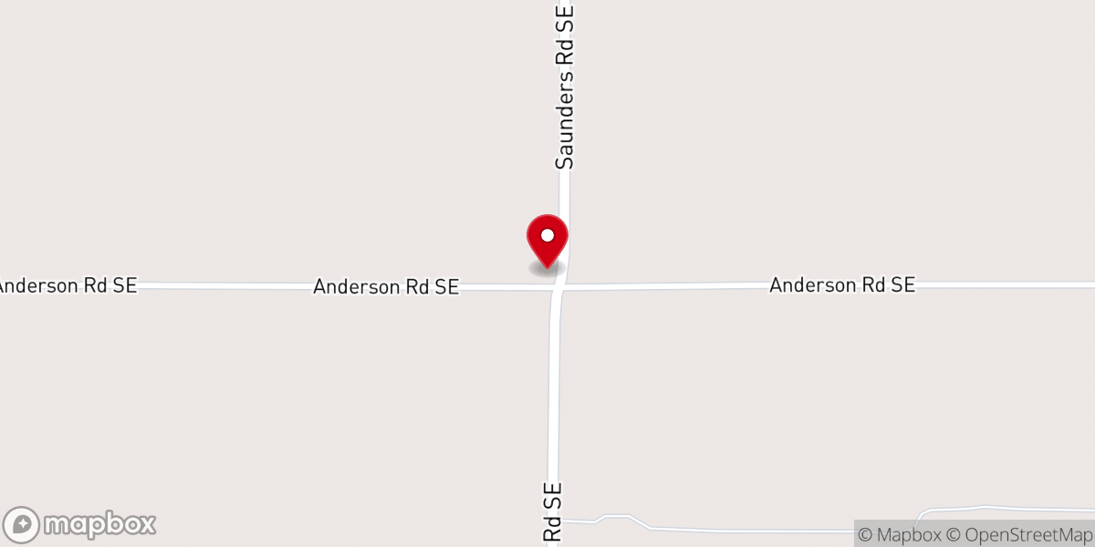 Map showing location of Baptist Church