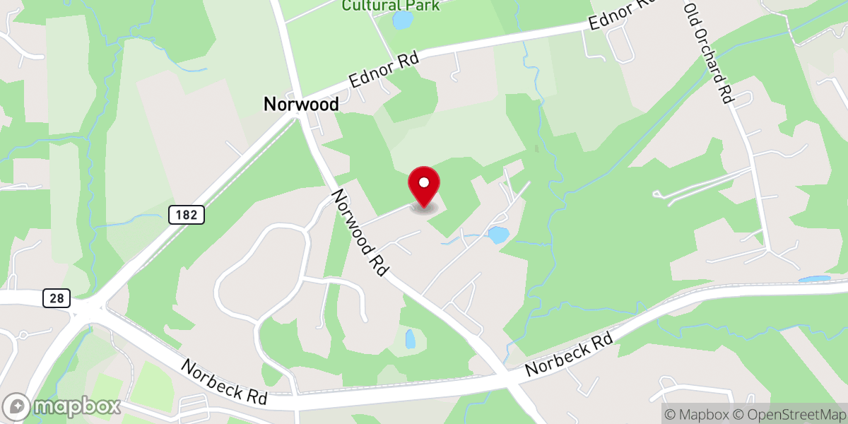 Map showing location of New Life Baptist Church