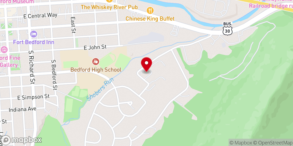 Map showing location of The Church of Jesus Christ of Latter-day Saints