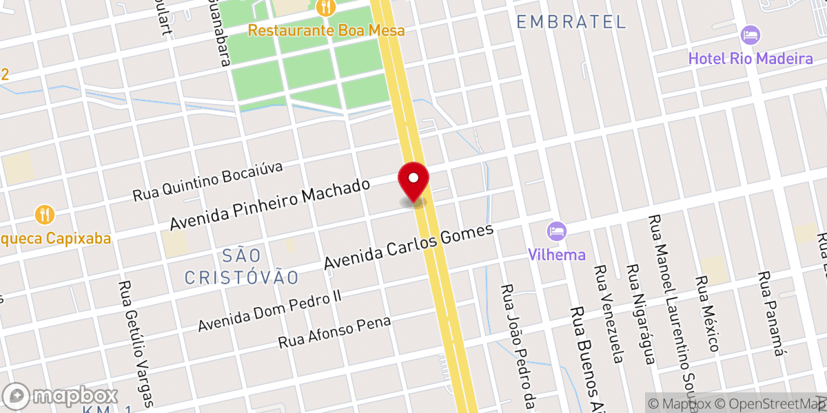 Map showing location of Ministério Pentecostal da Igreja Templo de Deus Po