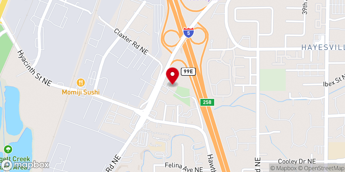 Map showing location of New Harvest Church