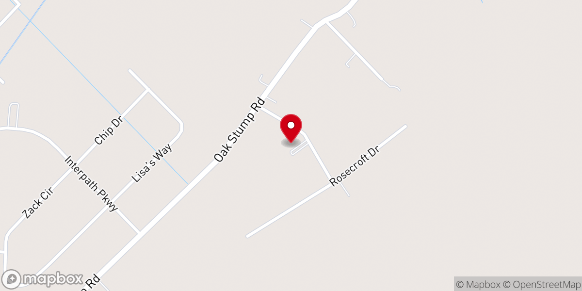 Map showing location of Faith Baptist Church
