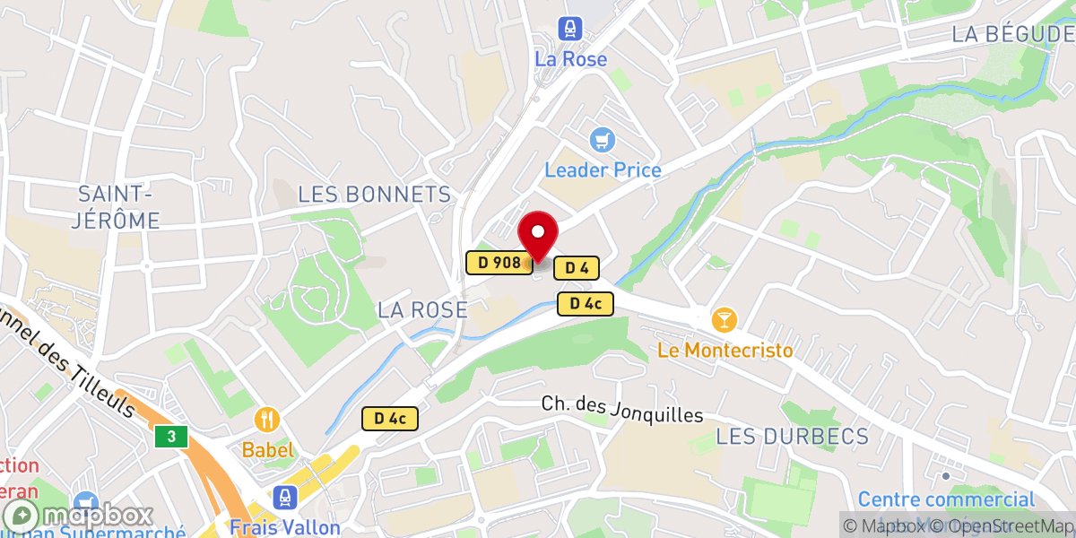 Map showing location of Assemblée De Dieu