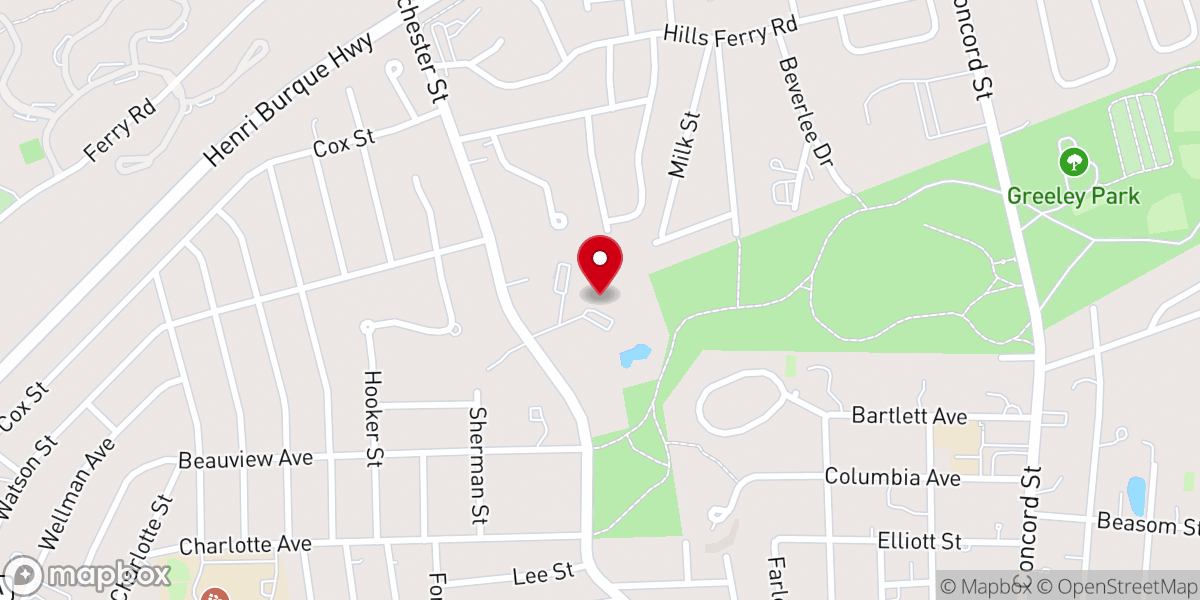 Map showing location of Little Pilgrim School