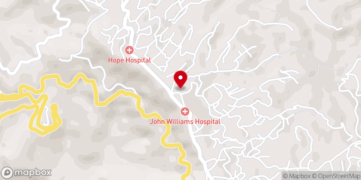 Map showing location of UPC (NEI) Church, Lunglei Chanmari