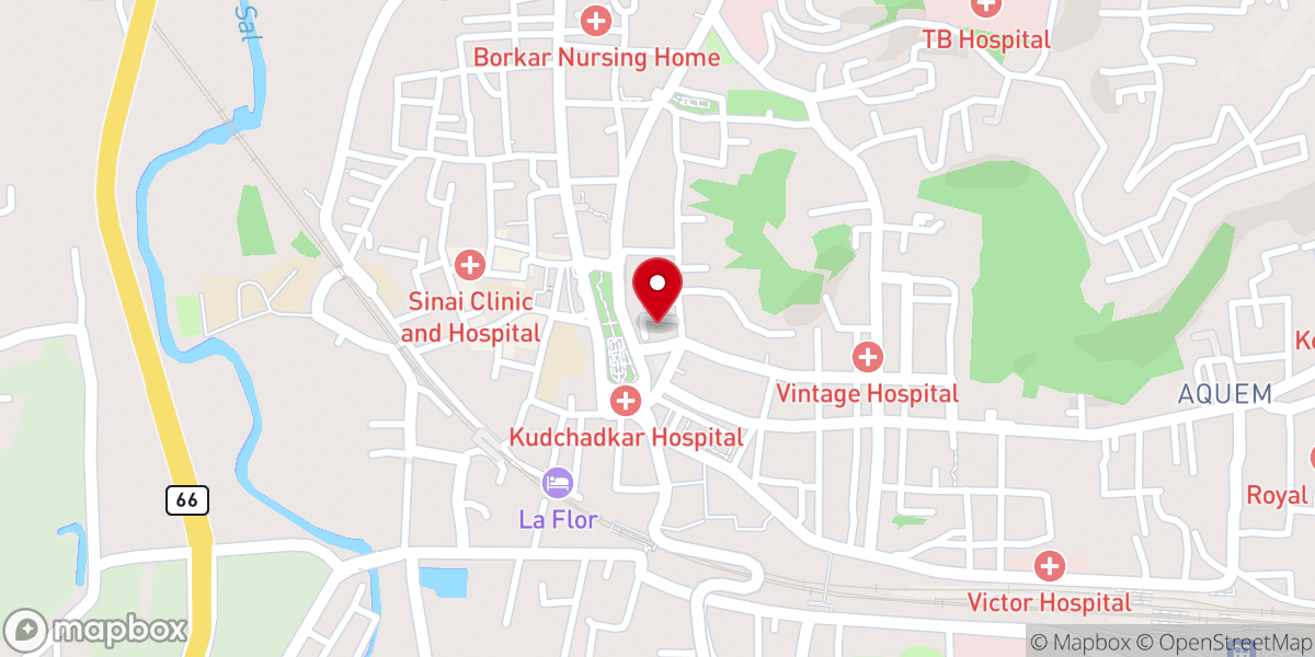Map showing location of Our Lady of Grace Church