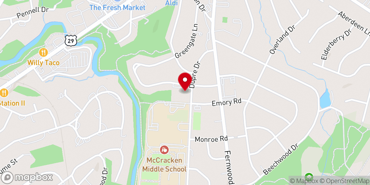 Map showing location of Saint Christophers Episcopal Church