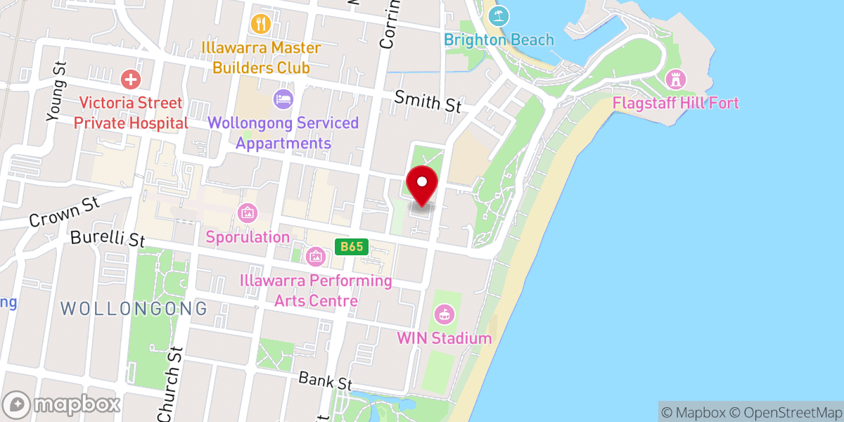 Map showing location of Cathedral House