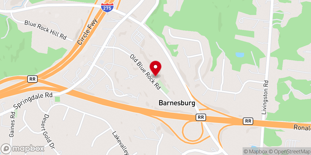 Map showing location of St Paul Community of Faith
