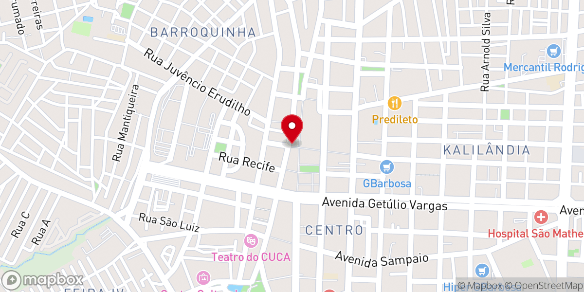 Map showing location of Igreja dos Remédios