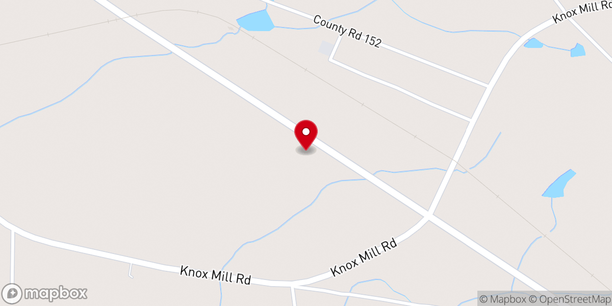 Map showing location of Trinity Assembly of God