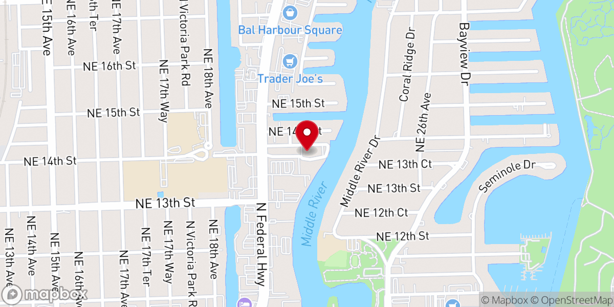 Map showing location of The Sanctuary Church FTL