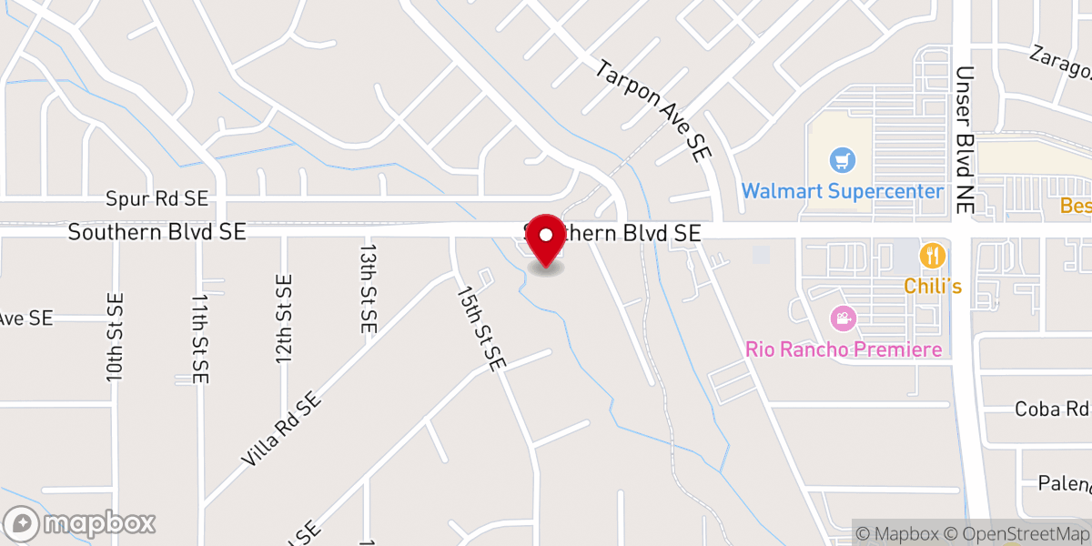 Map showing location of Gospel Light Baptist Academy