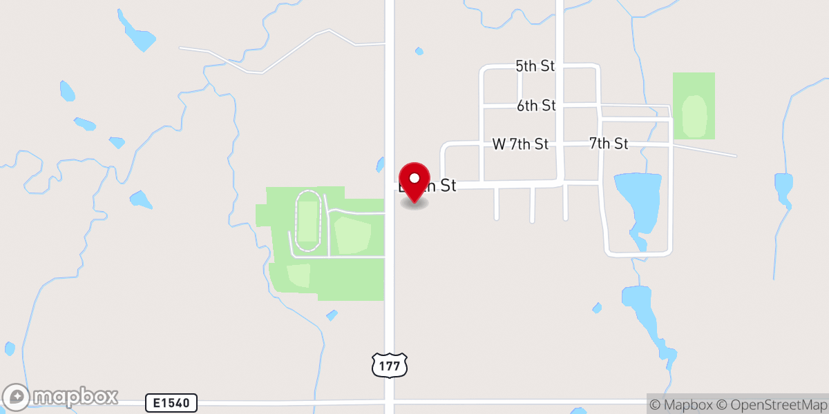 Map showing location of True Life Church