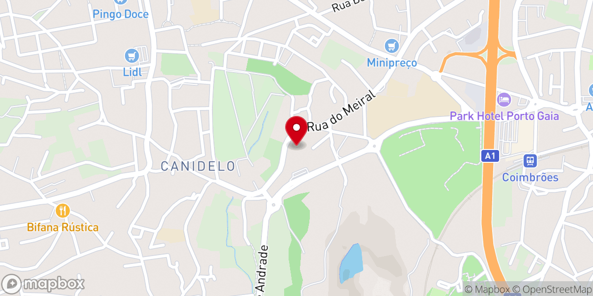 Map showing location of Santuário de Nossa Senhora de Schoenstatt