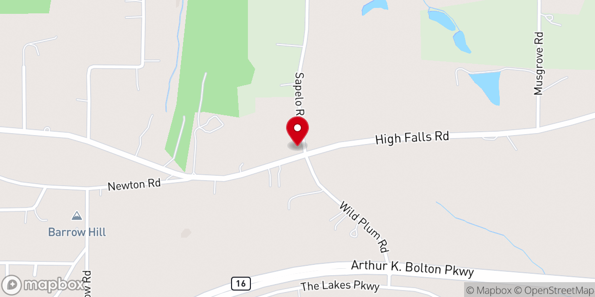 Map showing location of Barrow Chapel UMC