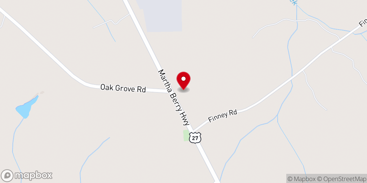 Map showing location of Living Hope House of Worship