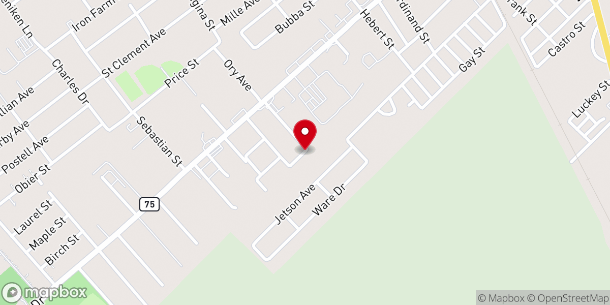 Map showing location of St Luke Family Christian Center