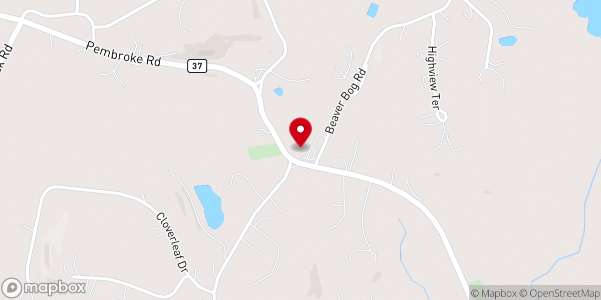Map showing location of New Life United Methodist Church