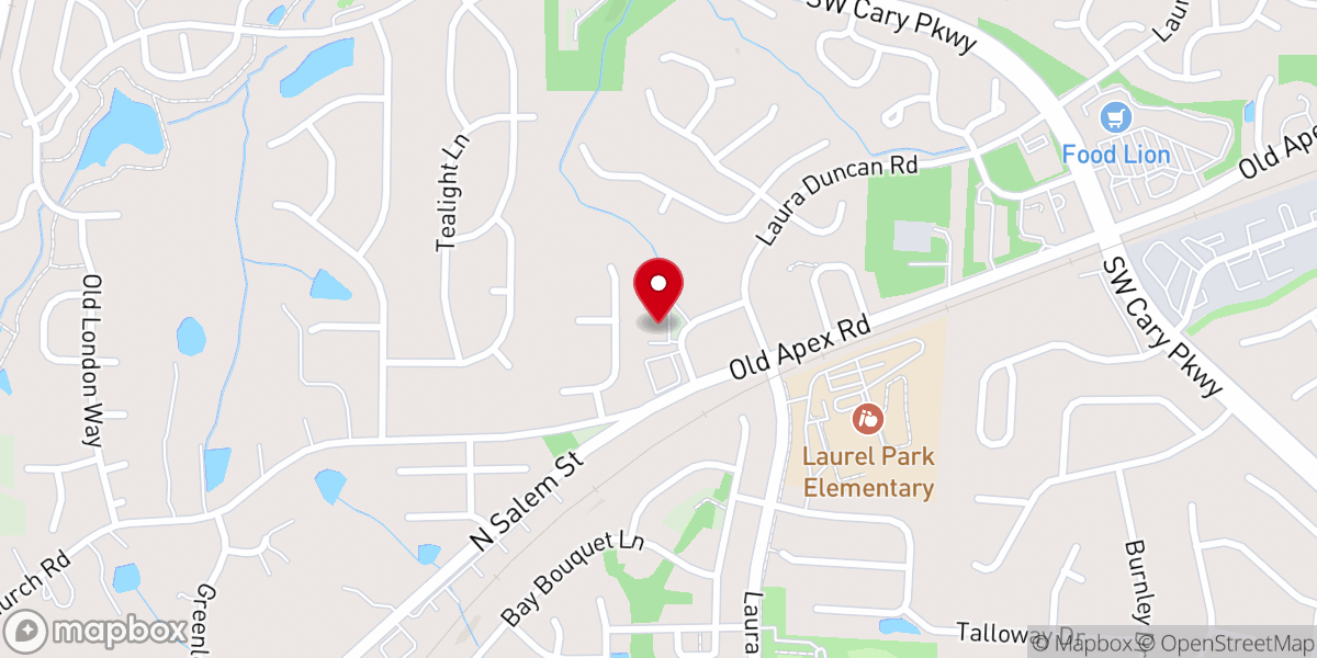 Map showing location of Christian Revival Church