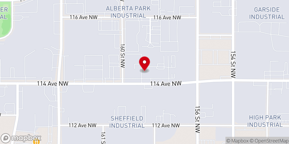 Map showing location of The Apostles' Continuation Church International Edmonton