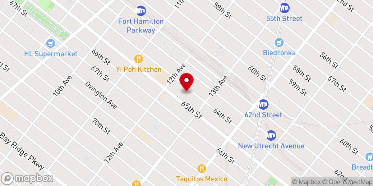 Map showing location of Mercy Sisters