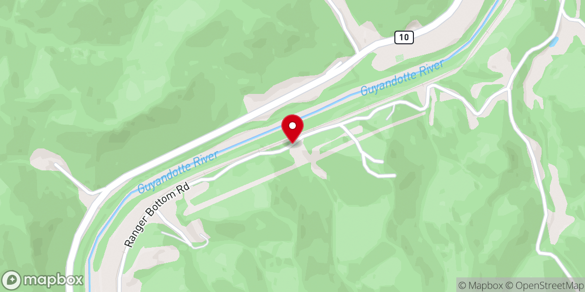 Map showing location of Church of Christ