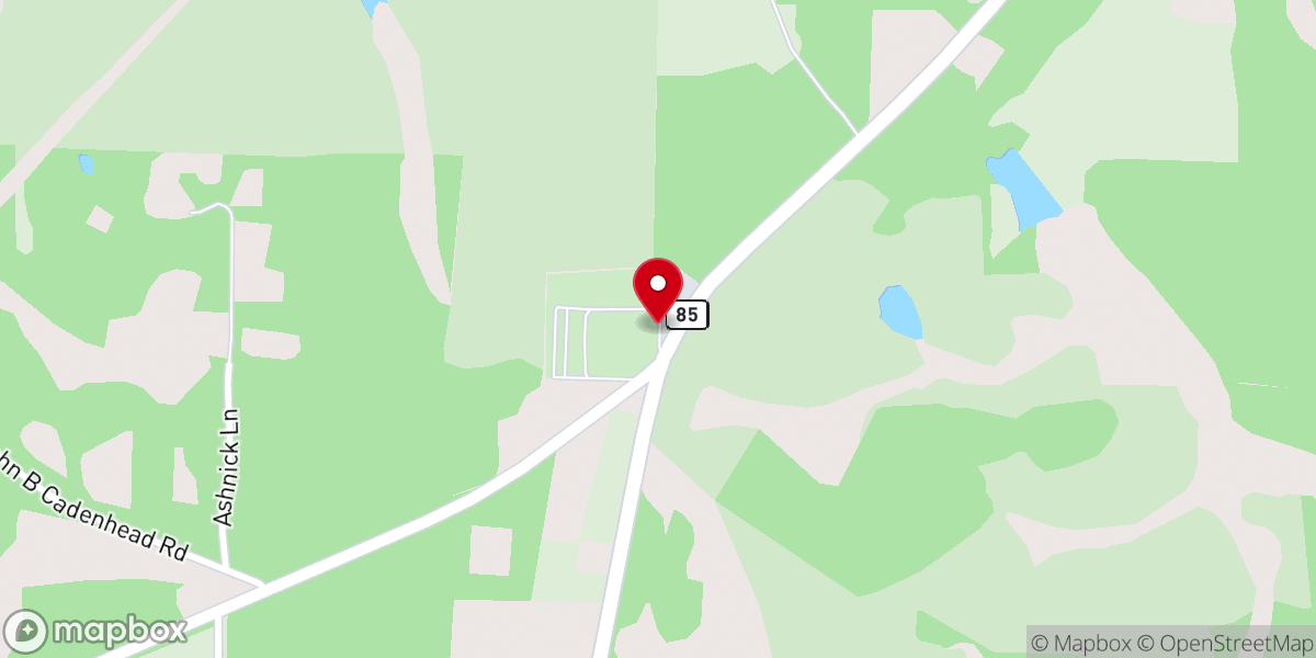 Map showing location of Almerant Church