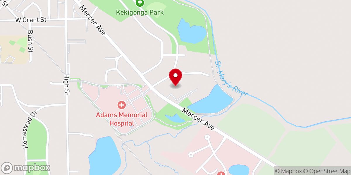 Map showing location of Decatur Church of God