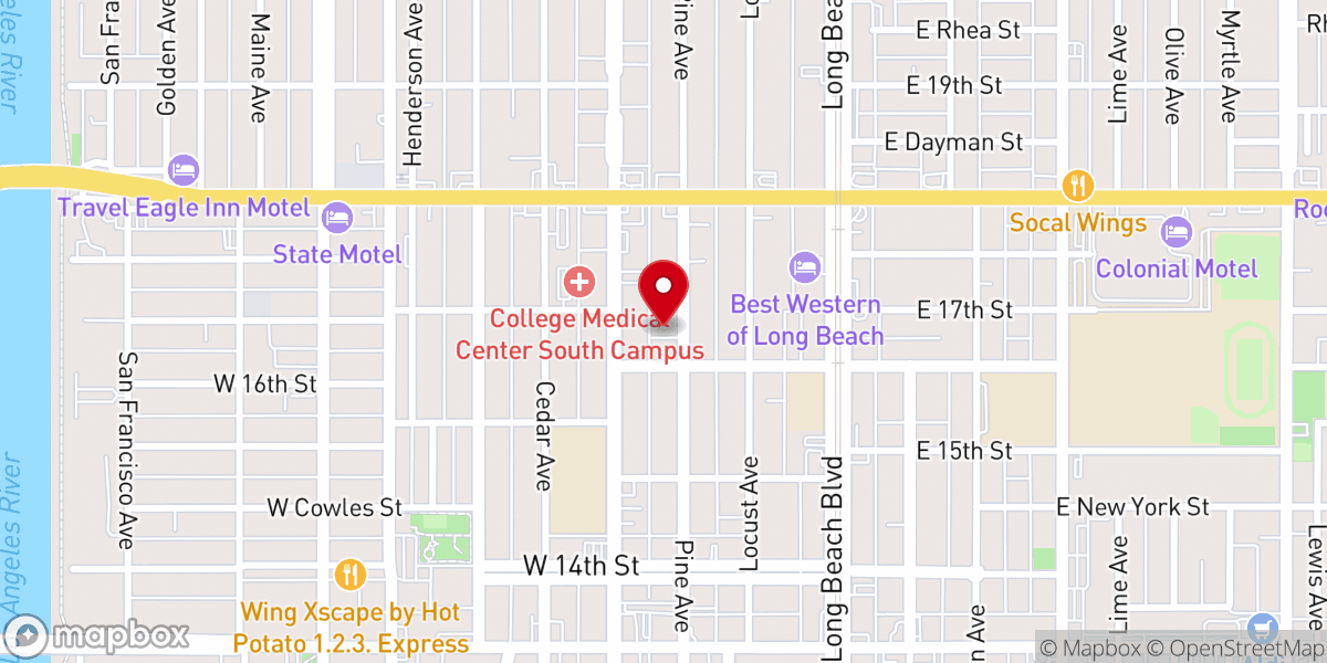 Map showing location of In His Presence International Ministries