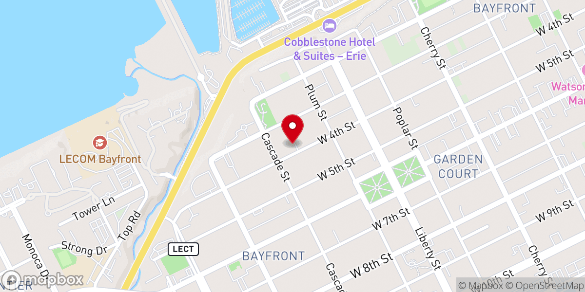 Map showing location of Faith Temple Church