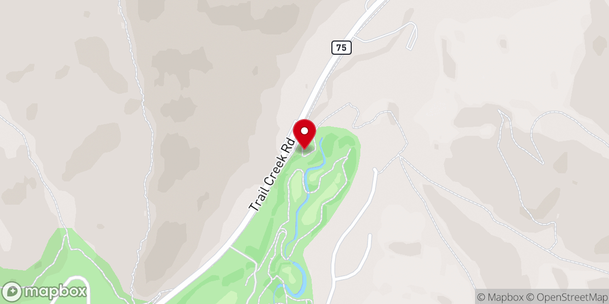 Map showing location of Hemingway Memorial