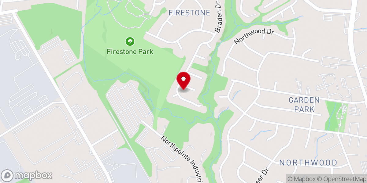 Map showing location of Wilson Heights First Church of God Inc