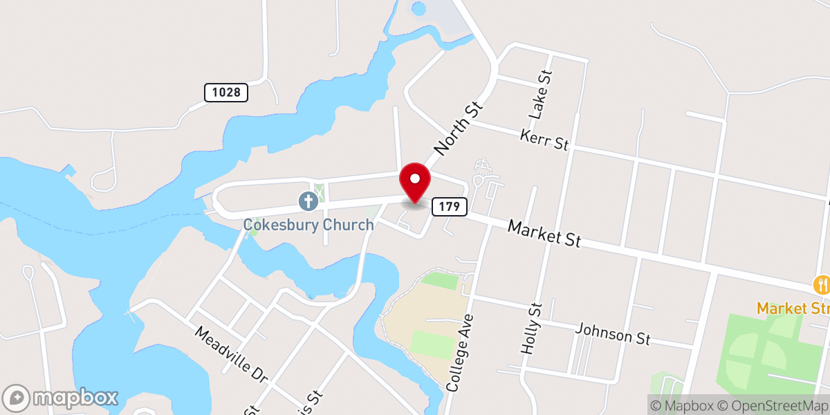 Map showing location of Coldwell Banker Harbour Realty - Onancock