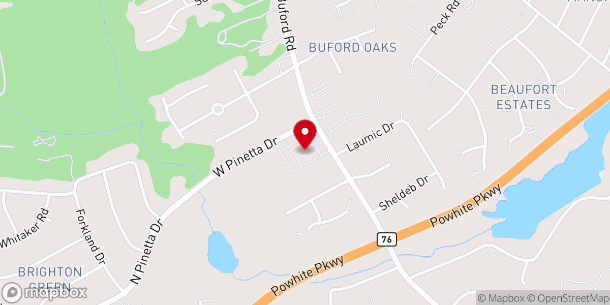 Map showing location of St Joseph Catholic Church