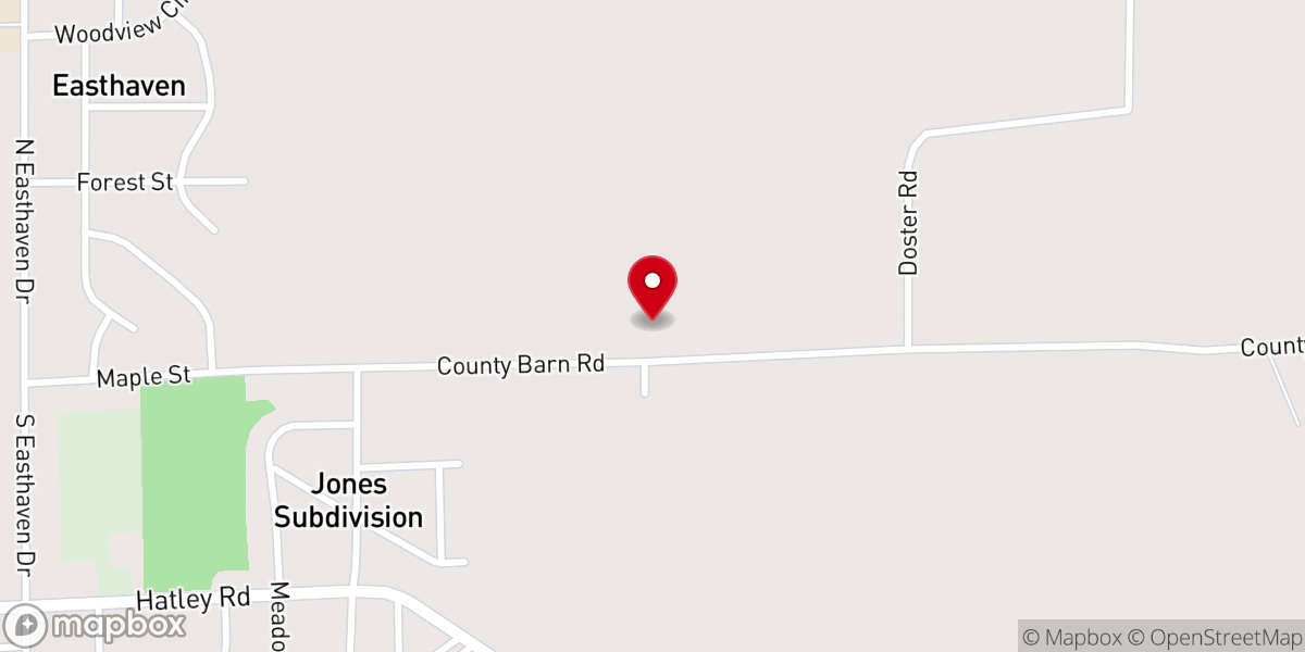 Map showing location of New Life Church