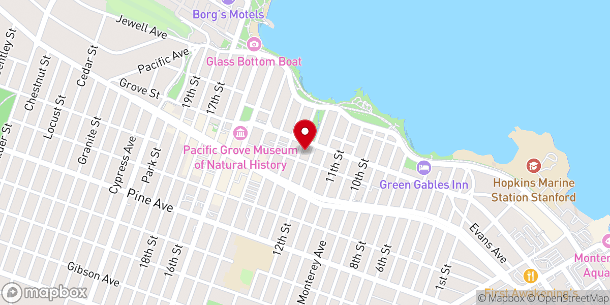Map showing location of Saint Marys by the Sea Episcopal Church