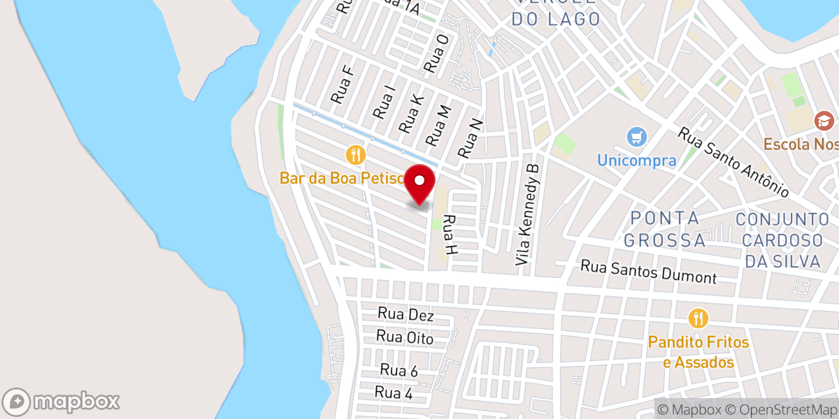 Map showing location of Igreja Pentecostal Casa De Abraão