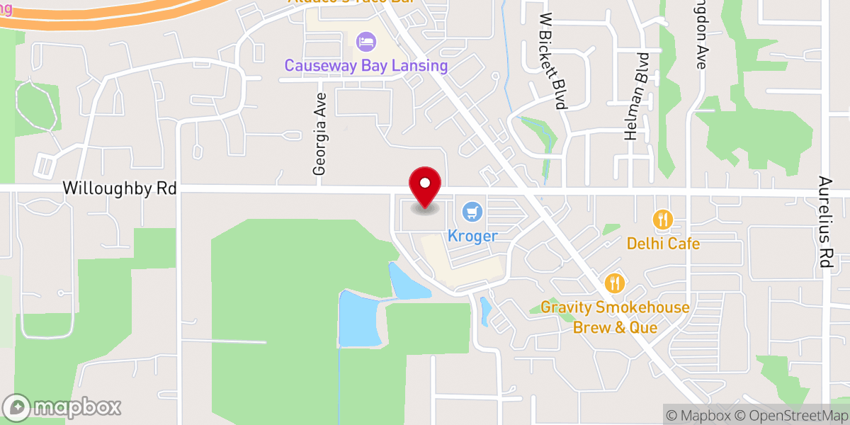 Map showing location of Community Faith Church